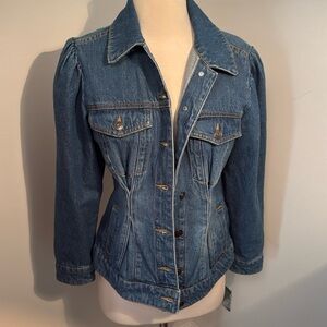 Future Collective Blue Jean Jacket denim jacket size XS Cinched
